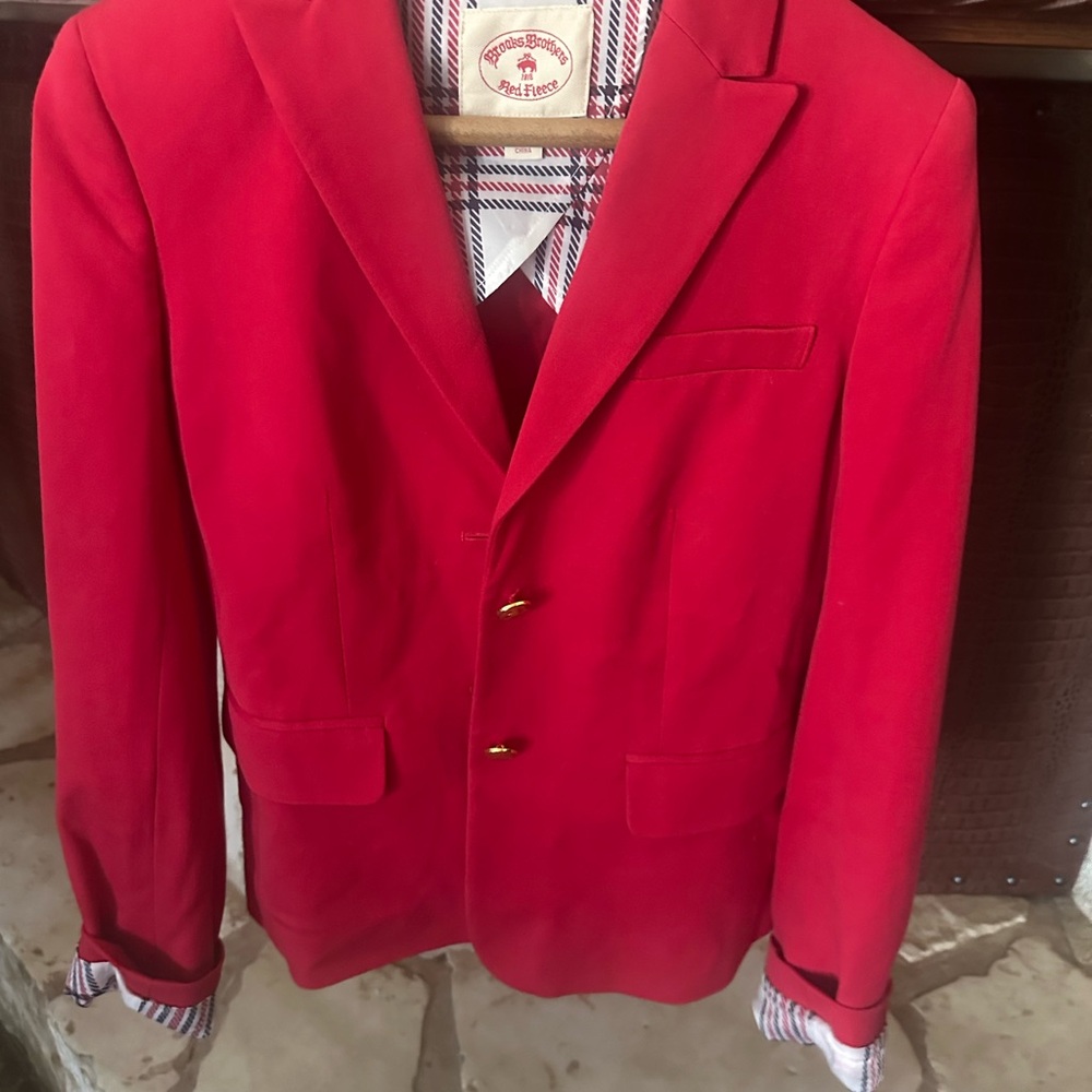 Brooks Brothers Vibrant Red Blazer